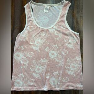 Lucky Brand Women’s Pink Floral Tank Top Size  EUC